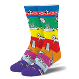 Cool Socks Men's Crew Socks - Monopoly Pieces