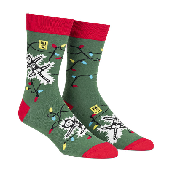 Sock It To Me Men's Crew Socks - Eating Light This Holiday