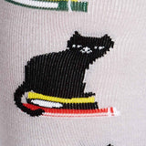 Sock It To Me Women's Knee High Socks - Booked for Meow