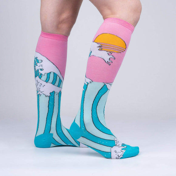 Sock It To Me Women's Knee High Socks – The Wave