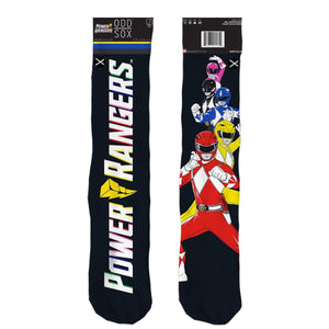 Odd Sox Men's Crew Socks - Power Rangers