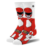 Odd Sox Men's Crew Socks - Red Ranger