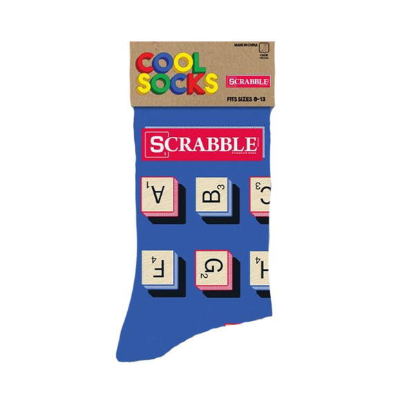 Cool Socks Men's Crew Socks - Scrabble Letters