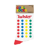 Cool Socks Men's Crew Socks - Twister Colours