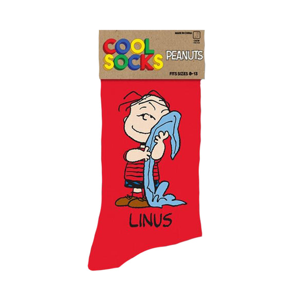 Cool Socks Men's Crew Socks - Linus (Peanuts)