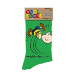 Cool Socks Men's Crew Socks - Charlie Brown Football (Peanuts)