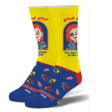 Cool Socks Men's Crew Socks - Friend to the End (Chucky)