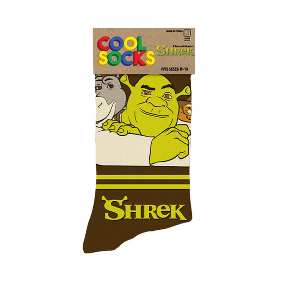 Cool Socks Men's Crew Socks - Shrek & Donkey