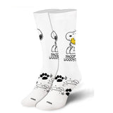 Cool Socks Women's Crew Socks - Snoopy & Woodstock (Peanuts)
