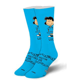 Cool Socks Women's Crew Socks - Lucy (Peanuts)