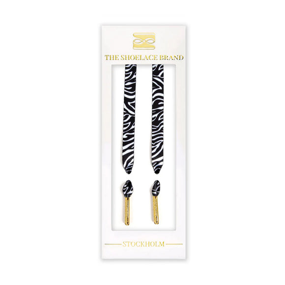 The Shoelace Brand - Classic Zebra Shoelaces (100cm)