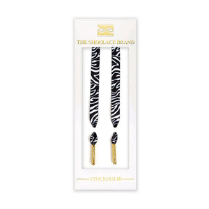 The Shoelace Brand - Classic Zebra Shoelaces (120cm)