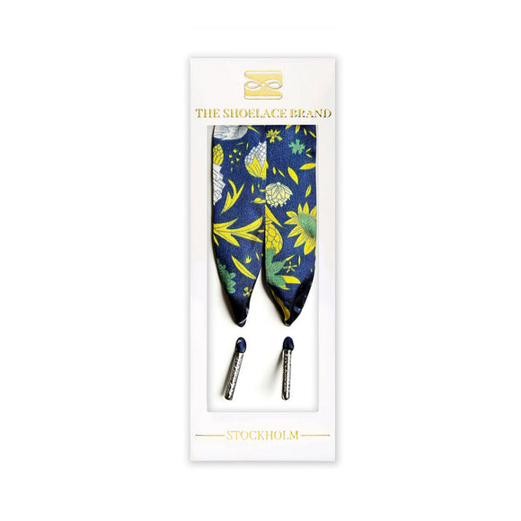 The Shoelace Brand - Sunflower Blue Scarf Shoelaces (120cm)