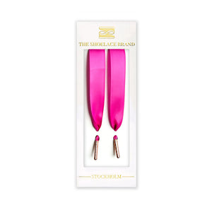 The Shoelace Brand - Pink Rose Silk Shoelaces (120cm)
