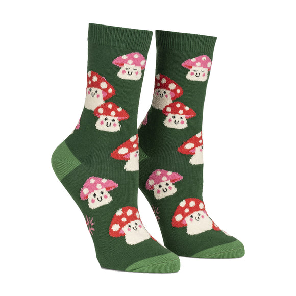 Sock It To Me Women's Crew Socks - Mellow Mushrooms