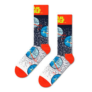 Happy Socks x Star Wars Men's Crew Socks - Death Star