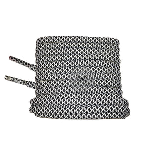 Mr Lacy Ropies - Black & White Shoelaces