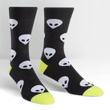 Sock It To Me Men's Crew Socks - Aliens