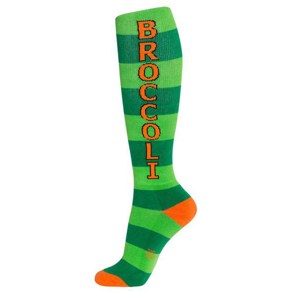Gumball Poodle Unisex Knee High Socks - Broccoli