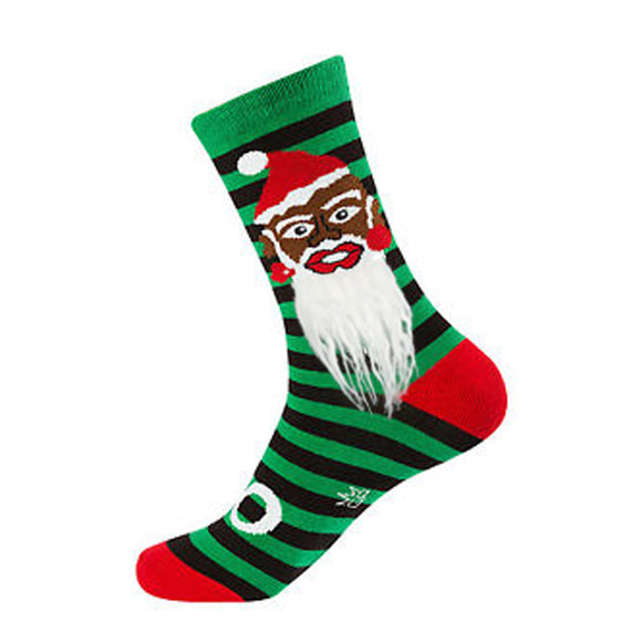 Gumball Poodle Unisex Crew Socks - Ho Ho Santa (With Beard!)