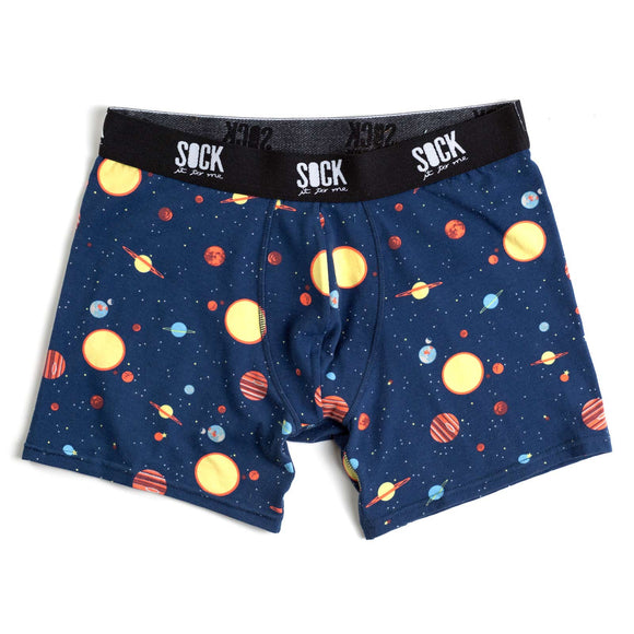 Sock It To Me Men's Underwear - Planets - Large