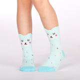 Sock It To Me Kids Crew Socks - Bearly Sprinkled (7-10 Years Old)