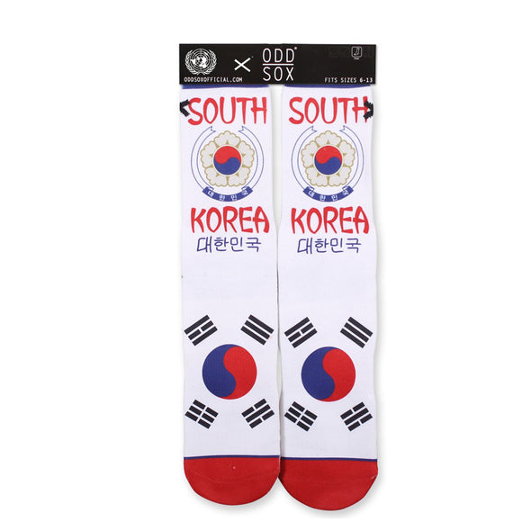 Odd Sox Men's Crew Socks - South Korea