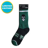 Odd Sox Men's Crew Socks - Who Is Heisenberg? (Breaking Bad)