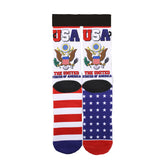Odd Sox Men's Crew Socks - United States of America