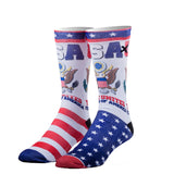 Odd Sox Men's Crew Socks - United States of America