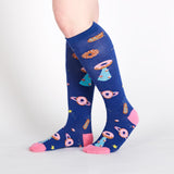 Sock It To Me Women's Knee High Socks - Glazed Galaxy