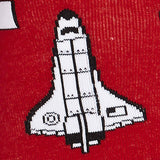 Sock It To Me Men's Crew Socks - Space Craft