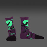 Sock It To Me Kids Crew Socks - Batnado (Glow in the Dark - 7-10 Years Old)