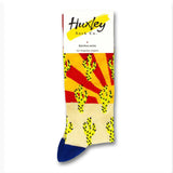 Huxley Sock Co. Men's Crew Socks - Arizona (Bamboo Socks)