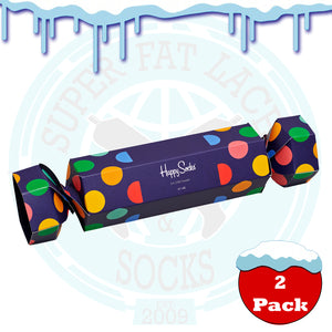 Happy Socks Women's Big Dot Cracker Gift Box - 2 Pack