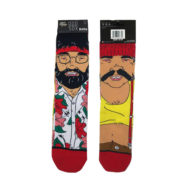Odd Sox Men's Crew Socks - High Guys (Cheech & Chong)