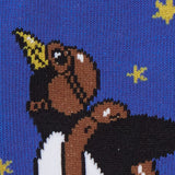 Sock It To Me Kids Knee High Socks - Penguin Taking Flight (7-10 Years Old)