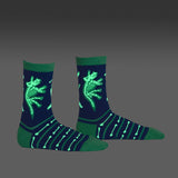 Sock It To Me Kids Crew Socks - Arch-eology (Glow in the Dark - 7-10 Years Old)