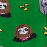 Sock It To Me Men's Crew Socks - Sloth Machine