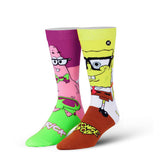 Odd Sox Men's Crew Socks - Spongebob Nerd Pants
