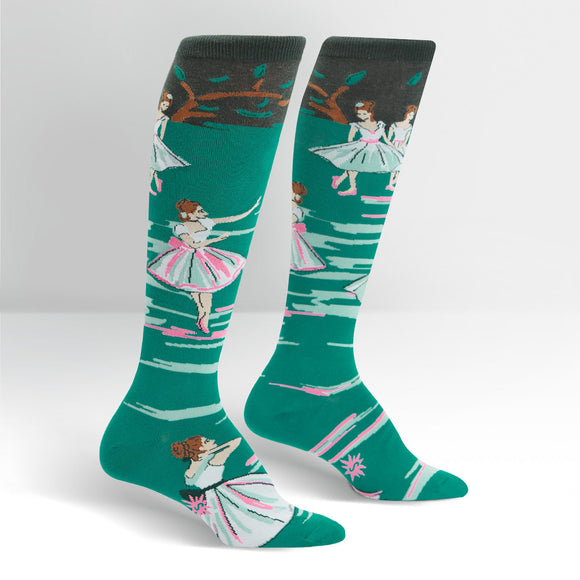 Sock It To Me Women's Knee High Socks - The Rehearsal Of The Ballet