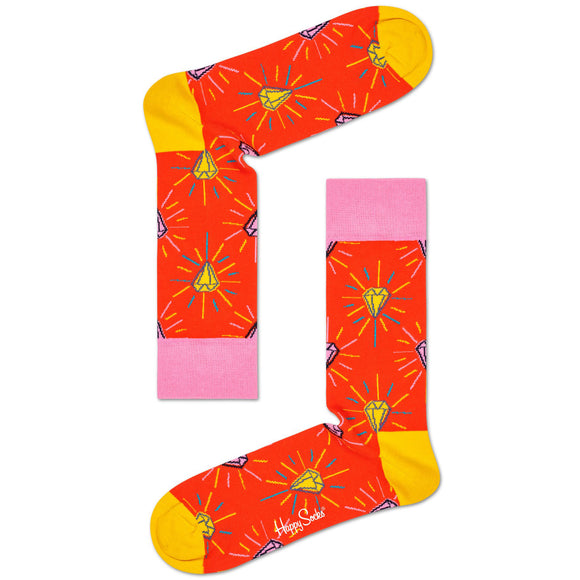Happy Socks x Pink Panther Men's Crew Socks - Pink, Plunk, Plink