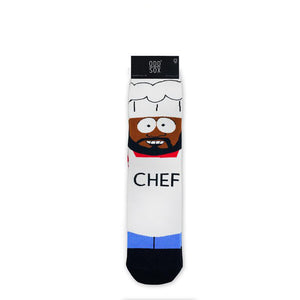 Odd Sox Men's Crew Socks - Kiss The Chef (South Park)