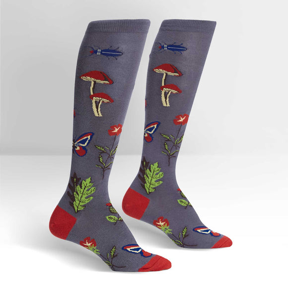 Sock It To Me Women's Knee High Socks - Encyclopedia Botanica