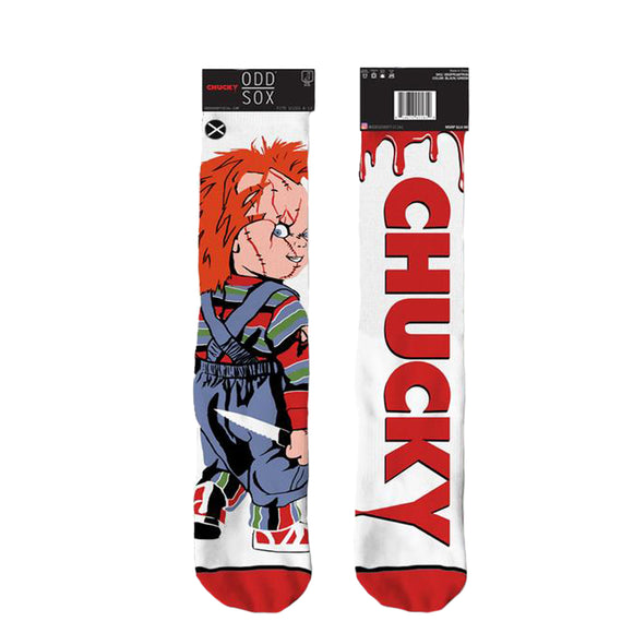 Odd Sox Men's Crew Socks - Chucky's Revenge (Chucky)