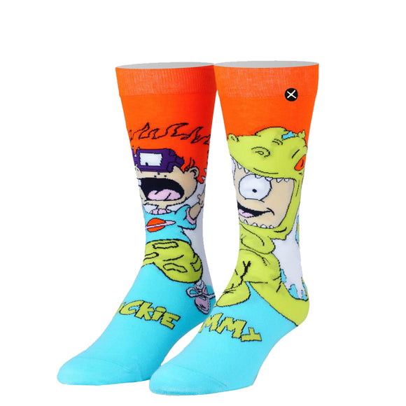 Odd Sox Men's Crew Socks - Tommy & Chuckie Playzone