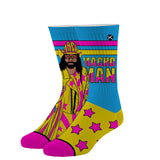 Odd Sox Men's Crew Socks - Macho Man Stars