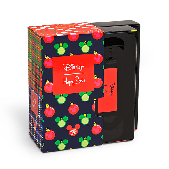 Happy Socks Men's Disney Christmas VHS Gift Box - 4 Pack
