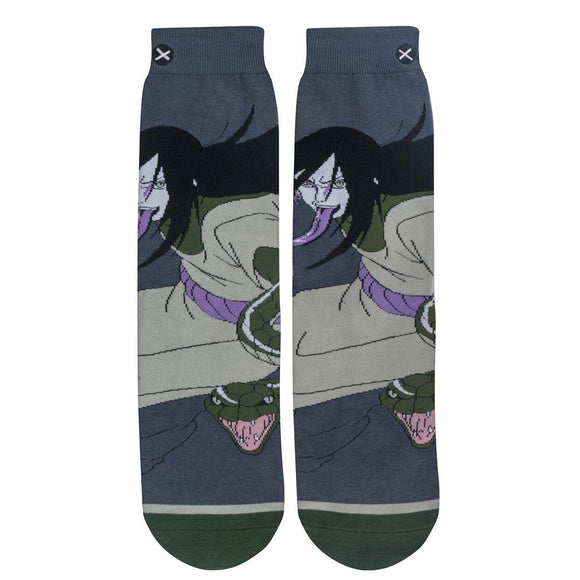 Odd Sox Men's Crew Socks - Orochimaru (Naruto Shippuden)