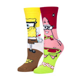 Odd Sox Women's Crew Socks - Spongebob Nerd Pants (Spongebob Squarepants)